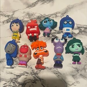 Disney Colorful Character Keychain Set 9